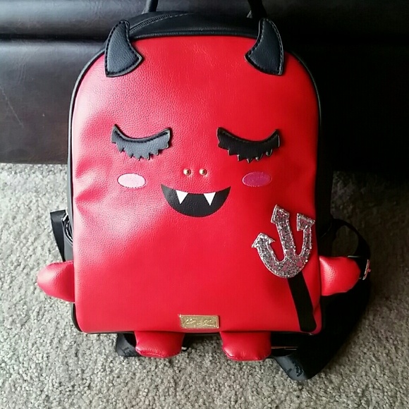 betsey johnson devil backpack